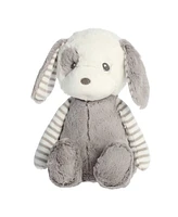 ebba Large Grayson Lil' Stripeez Playful Baby Plush Toy Gray 13"