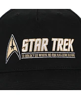 Star Trek Men's Logo Black Snapback Hat