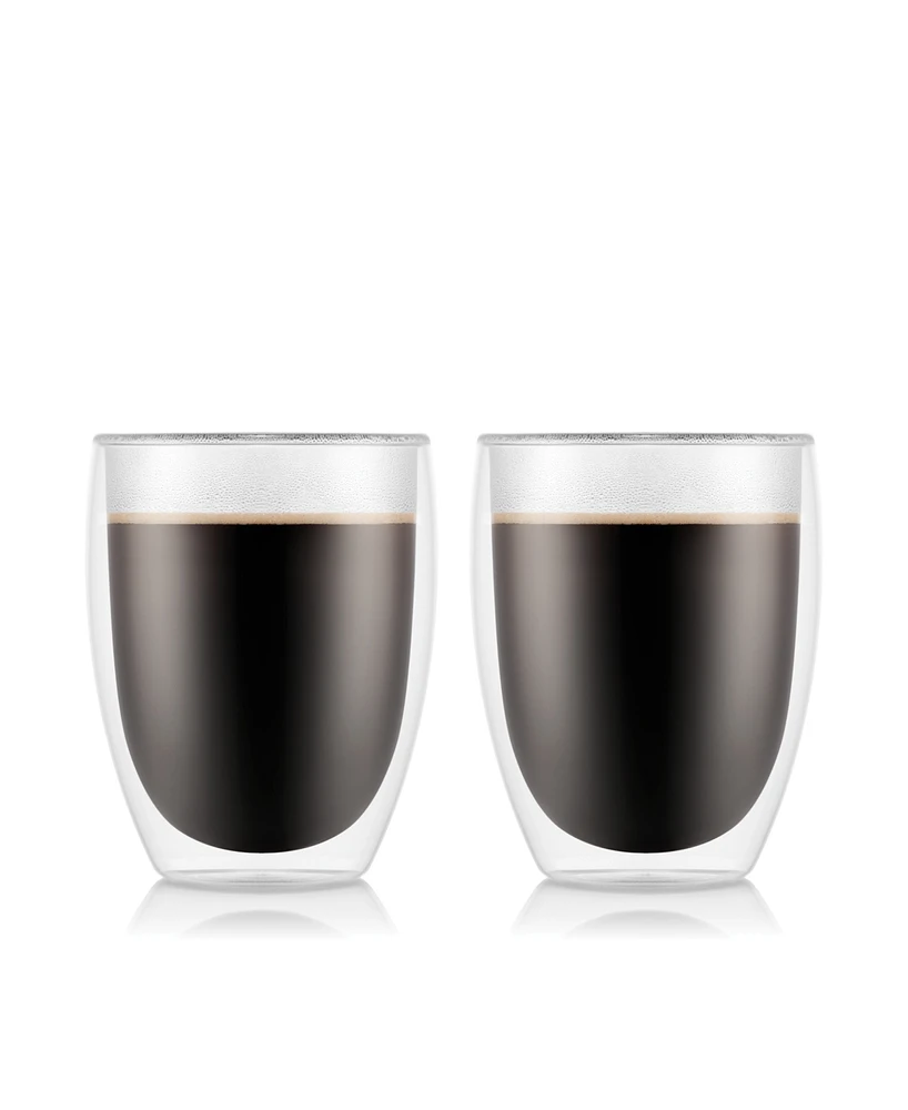 Bodum Pavina Set of 2 Double Walled 12 Oz. Glasses