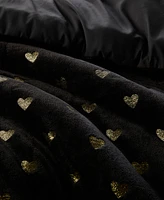 Mi Zone Rosalie Metallic Heart -Pc. Comforter Set