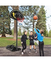 Gouun 4.25-10 Feet Portable Adjustable Basketball Goal Hoop System