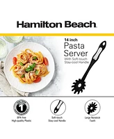 Hamilton Beach Pasta Server 14in Soft Touch Handle