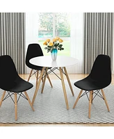 Inolait Set of 2 Mid-Century Modern Dsw Dining Side Chair