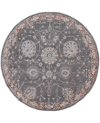 Feizy Thackery 39CXF 5'6''x5'6'' Round Area Rug