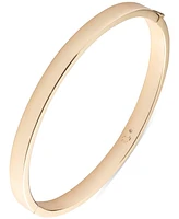 Lauren Ralph Lauren Gold-Tone High-Polished Hinged Bangle Bracelet