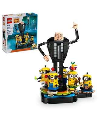 Lego Despicable Me 4 Brick-Built Gru and Minions Set 75582