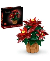 Lego Icons Poinsettia Plant Decor Building Set 10370