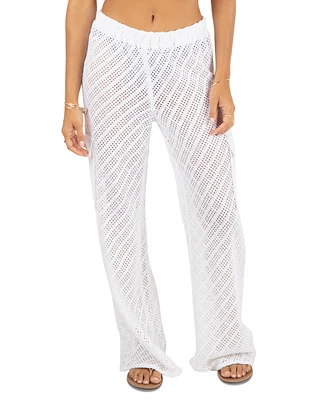 Hurley Juniors' Cotton Crochet Cargo Beach Pants