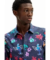 Desigual Men's Floral print shirt