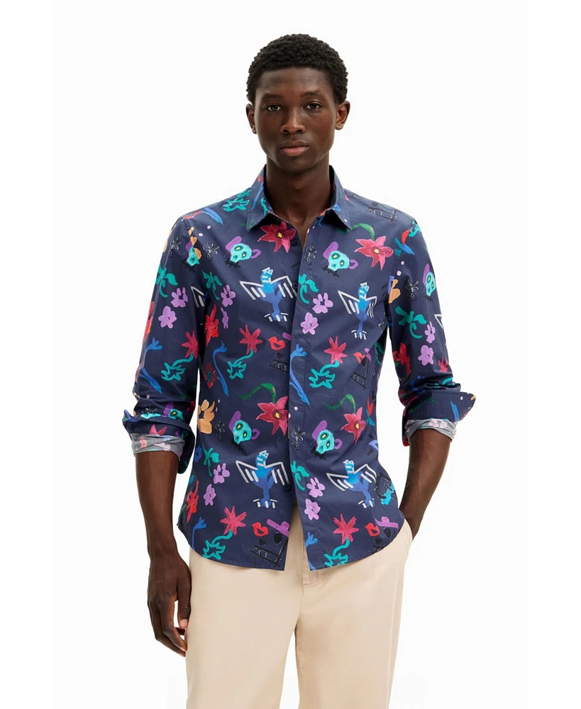 Desigual Men's Floral print shirt