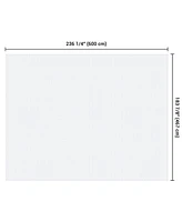 Yescom 16x20 Ft Clear Tarp Duty 14 Mil Tarpaulin Cover Waterproof with Grommets