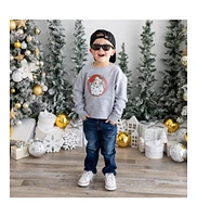 Sweet Wink Toddler Boys Retro Santa Christmas Sweatshirt