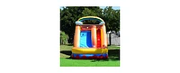 JumpOrange Commercial Grade Inflatable 14' Rainbow Cloud Xtreme Party Water Slide, 100% Pvc Vinyl With Air Blower