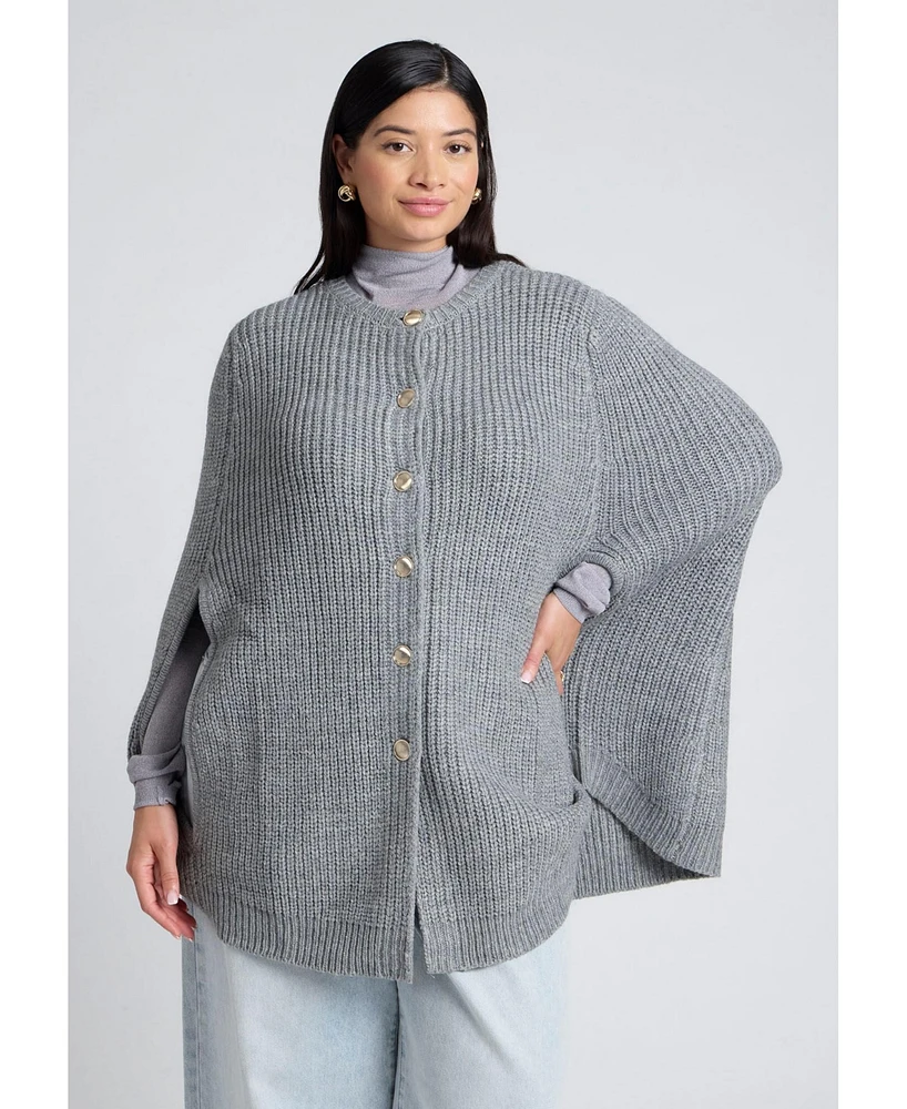 Eloquii Plus Cape Cardigan