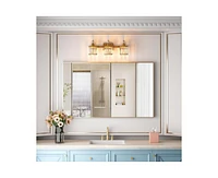 gaomon Crystal Gold Bathroom Vanity Light Light Modern Bathroom Vanity Light Fixtures Over Mirror Modern Crystal Vanity Lighting