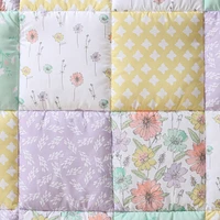 The Peanutshell Crib Bedding Set for Baby Girls, Fresh Floral, 3 Pieces