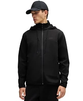 Boss by Hugo Men's Bonded-Fleece Zip-Up Hoodie