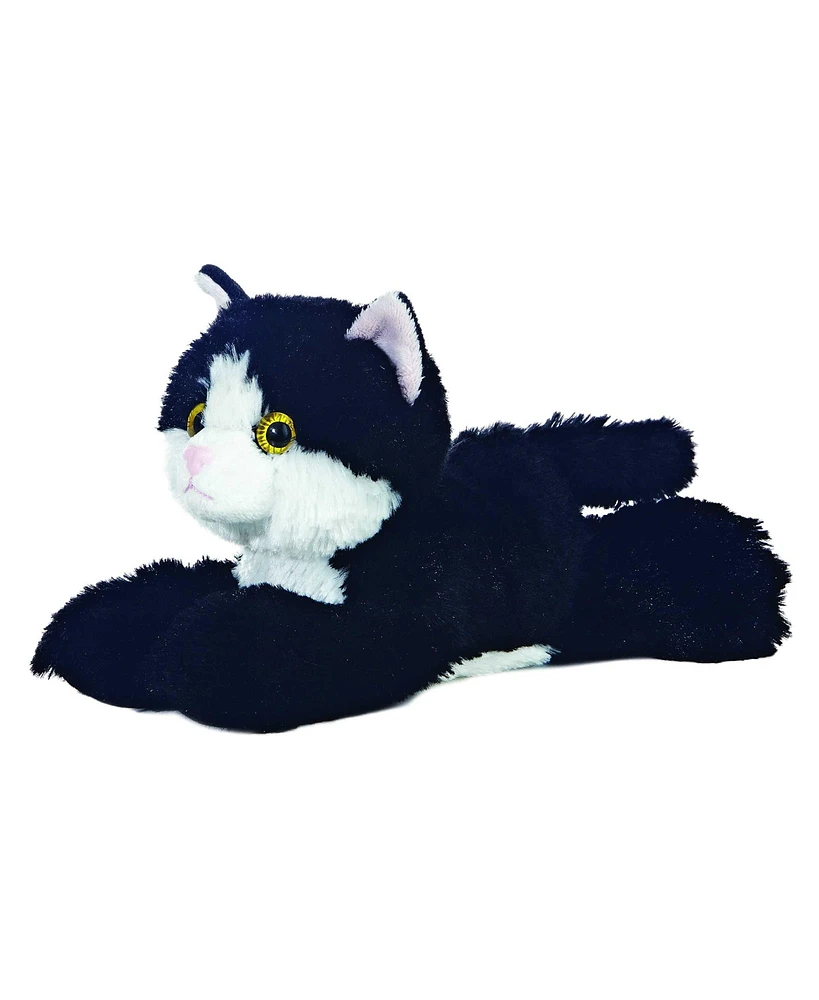 Aurora Small Maynard Mini Flopsie Adorable Plush Toy Black 8"