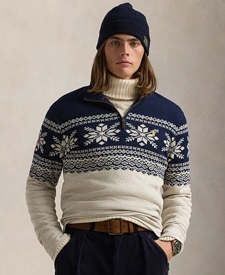 Polo Ralph Lauren Men's Snowflake Estate-Rib Pullover