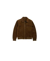 Redvale Sheepskin Suede Bomber Jacket