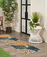 Nourison Home Aloha ALH05 2'3"x8' Runner Area Rug