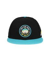 South Park Men's Cartman Quote Black Snapback Hat-osfa