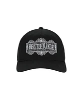 Beetlejuice Men's Movie Logo Black Snapback Hat