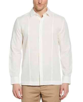 Cubavera Men's Long Sleeve Button-Front Guayabera Shirt