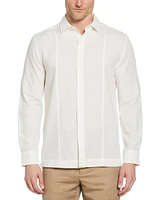 Cubavera Men's Long Sleeve Button-Front Guayabera Shirt