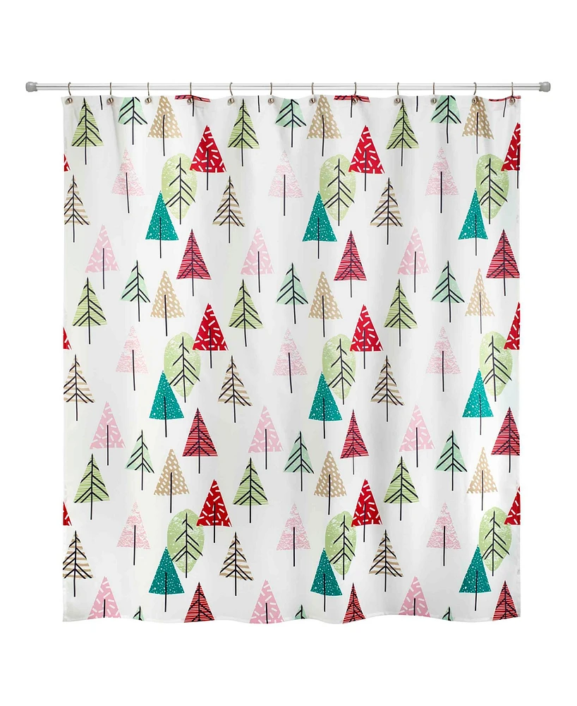 Nicole Miller Chic Tree Shower Curtain, 72" x 72"