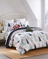 Levtex Merry Bright White Pine Reversible Comforter Sets