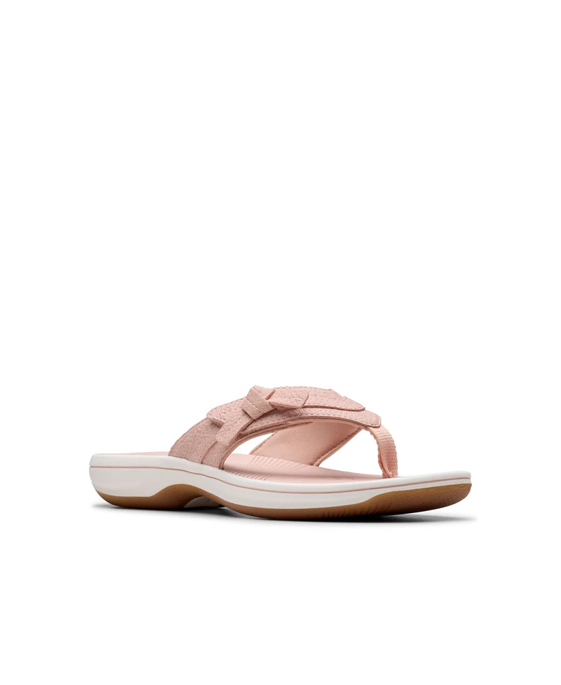 Clarks Women's Cloudsteppers Breeze Dalia Rip Tape Sandals