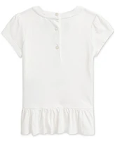 Polo Ralph Lauren Baby Bear Peplum Tee