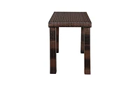 Slickblue Brown Gradient Bar Table for Stylish Home or Kitchen Dining