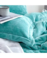 Coma Inducer Oversized Queen Comforter Set - Me Sooo Comfy - Dusty Turquoise