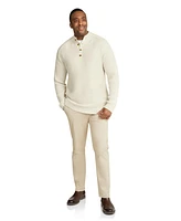 Johnny Bigg Men's Harold Button Neck Sweater