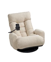Slickblue Adjustable head and waist, game chair, lounge chair in the living room, 360 degree rotatable sofa chair,Rotatable seat Leisure Chair deck ch
