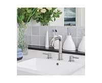 gaomon Bathroom Sink Faucet,Bathroom Faucet 3 Hole with Stainless Steel Pop Up Drain and cUPC Lead-Free Hose