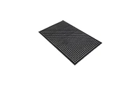 Slickblue Industrial Multi-Functional Anti-Fatigue Rubber Hexagonal Mat for Bar and Kitchen with Drainage and Non-Slip Design