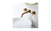 Slickblue Bathroom Faucet Wall Mounted Bathroom Sink Faucet-Archaize