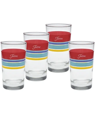 Fiesta Vibrant Edgeline Juice Glass, Set of 4