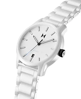 Mvmt Men's Classic Ii White Ceramic Bracelet Watch ,44mm