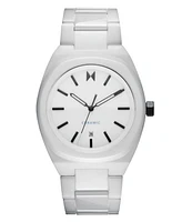 Mvmt Men's Odyssey Ii White Ceramic Bracelet Watch ,40mm