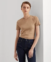 Lauren Ralph Women's Stretch Cotton Tee