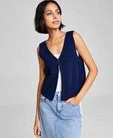 And Now This Women's V-Neck Sleeveless Sweater Vest, Exclusively at Macy's