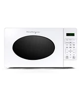 Nostalgia 0.7 Cubic Retro Foot Countertop Microwave Oven