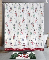 Avanti Winter Snowman Shower Curtain, 72" x 72"