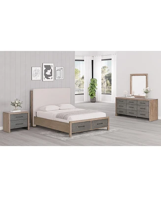 Portmore 3pc California King Storage Set (Upholstered Bed, Dresser & 2-Drawer Nightstand), Created for Macy's