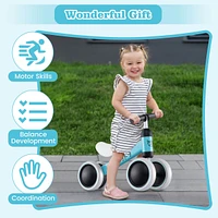 Costway 4 Wheels Baby Balance Bike Children Walker No-Pedal