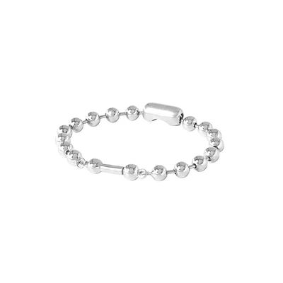 UNOde50 Sterling Silver and 18k Gold Multiple Beads Bracelet